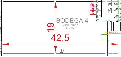 Medidas bodega (42.5 × 19 m)