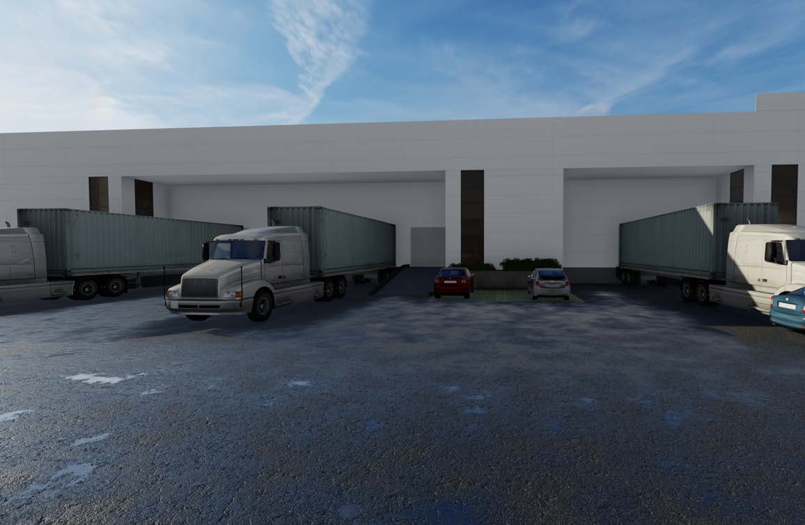 Render — Patio de maniobras